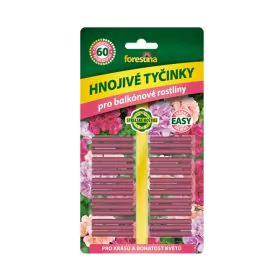 Hnojivové tyčinky Forestina pro balkonové rostliny 30 ks