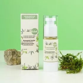 Kvitok – Konopný denní krém pro mastnou a problematickou pleť 30 ml