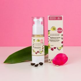 Kvitok – Malinový noční krém s AHA kyselinami a B5 pro zralou pleť (40+) 30 ml