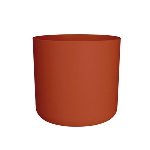 cihlový oranžový plastový květináč premium brick crepnik