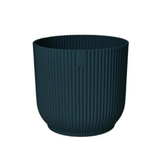 Plastovy kvetinac Premium Stripes modry elho vibes fold