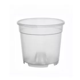 Vnitřní plastový květináč průhledný 21  cm
