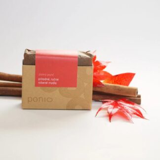 Ponio – Přírodní mýdlo Zimní punč 100 g ponio přírodní mýdlo zimní punc vánoční mýdlo dárek ručně dělané