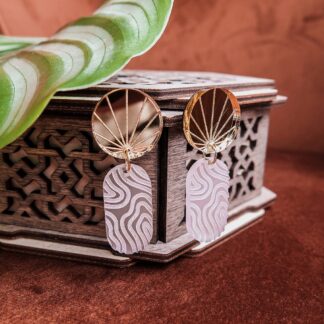 Handmade náušnice Sunrise Maze Handmade Nausnice Sina Sunrise Maze 3 plantizia.sk Plantizia.cz