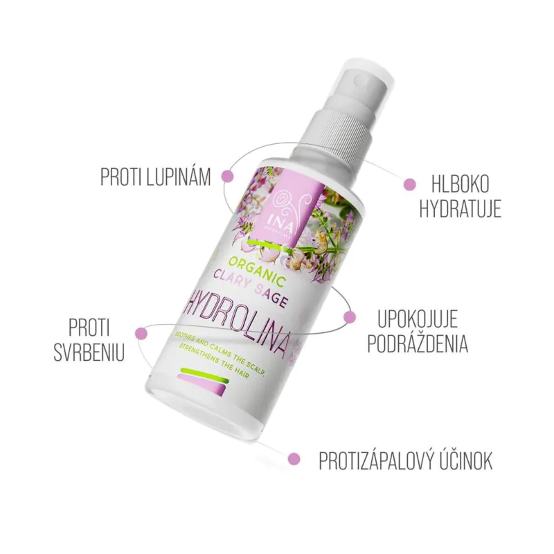 InaEssentials – Hydrolina organická voda ze šalvěje 150 ml - Image 2