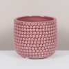 keramický crepnik dark pink růžový květináč