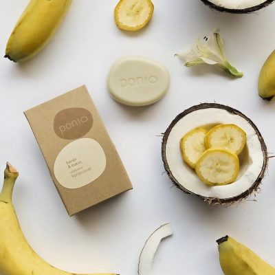 ponio tuhý kondicionér banán kokos přírodní zero waste ekologicky
