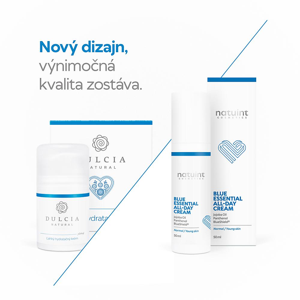 Natuint – Lehký hydratační pleťový krém 50 ml natuint blue essential all day cream lahky hydratacny krem dulcia