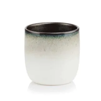 dekorační květináč bílý