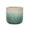 Dekorační květináč Turquoise Bay 6 cm dekorativní květináč tyrkysový modře bílý