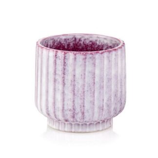 dekoracny kvetinac foggy lines pink plantizia Plantizia.cz