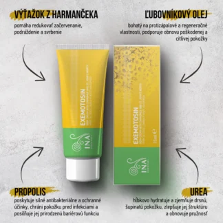 InaEssentials Krém Exemotosin na ekzém, psoriázu a podrážděnou pokožku