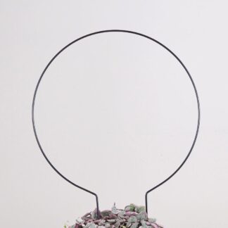 Dekorativní opora pro rostliny kruh velký Dekorativní opora pro rostliny kruh velky kovova tyc ke kytkam opora pro pokojovky