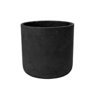 kvetinac charlie black washed cerny antracitovy betonovy keramicky