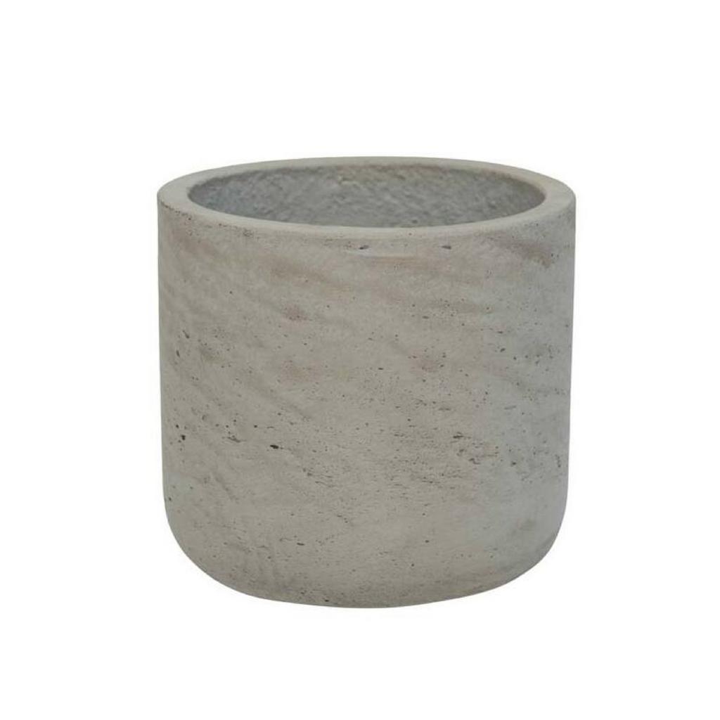 Květináč Charlie grey washed kvetinac charlie grey washed sedy betonovy keramicky