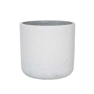 kvetinac charlie white washed bily betonovy keramicky