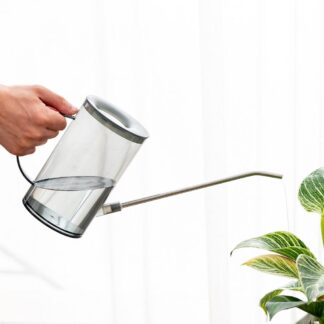 Krhlička 1 l šedá krhlicka seda pro zalevani pokojovych rostlin