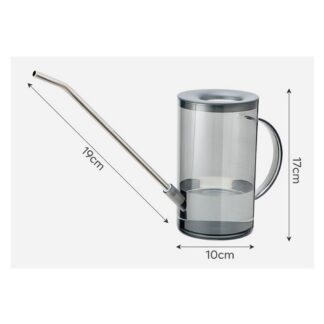 Krhlička 1 l šedá krhlicka seda pro zalevani pokojovych rostlin