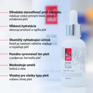 InaEssentials Intenzívne anti-age sérum Rose Elixir