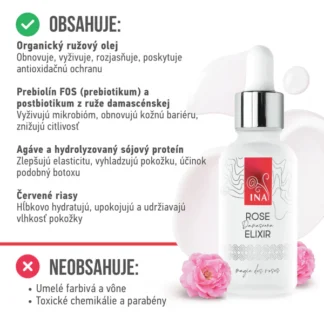InaEssentials Intenzívne anti-age sérum Rose Elixir