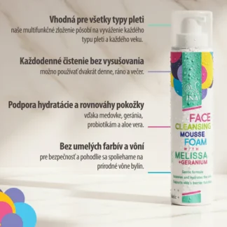 InaEssentials – Přírodní čistící pěna na pleť 90 ml InaEssentials Přírodní čistící pěna na pleť medovka