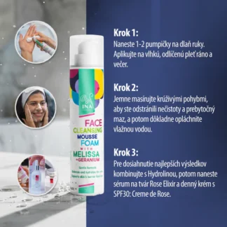InaEssentials – Přírodní čistící pěna na pleť 90 ml InaEssentials Přírodní čistící pěna na pleť medovka
