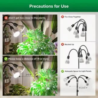 Růstové svítidlo na stojanu SANSI LED GROW LIGHT 120W Růstové svítidlo na stojanu SANSI LED GROW LIGHT 120W pokojove rostliny