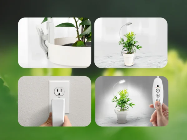 Růstové svítidlo na květináč SANSI LED GROW LIGHT 10W rastove svietidlo na kvetinac sansi led grow light 10W plantizia 12 Plantizia.cz