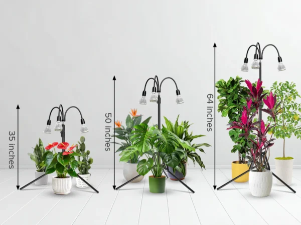 Růstové svítidlo na stojanu SANSI LED GROW LIGHT 120W Růstové svítidlo na stojanu SANSI LED GROW LIGHT 120W pokojove rostliny