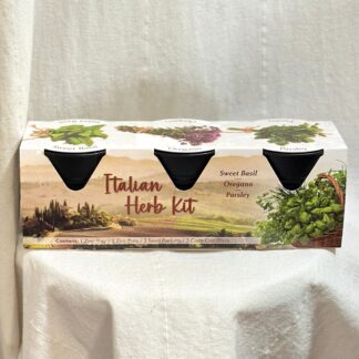 Pokojové rostliny, řasokoule a příslušenství Set 3 italských bylinek s květináči