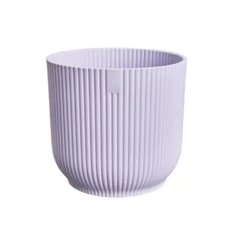plastovy kvetinac lilac fialovy premium stripes
