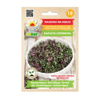 Červené zelí semínka na klíčení 10 g cervene zeli semena na kliceni microgreens klicky kliceni