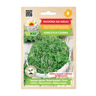 Hořčice černá semínka na klíčení 20 g horcice cerna semena na kliceni microgreens klicky kliceni