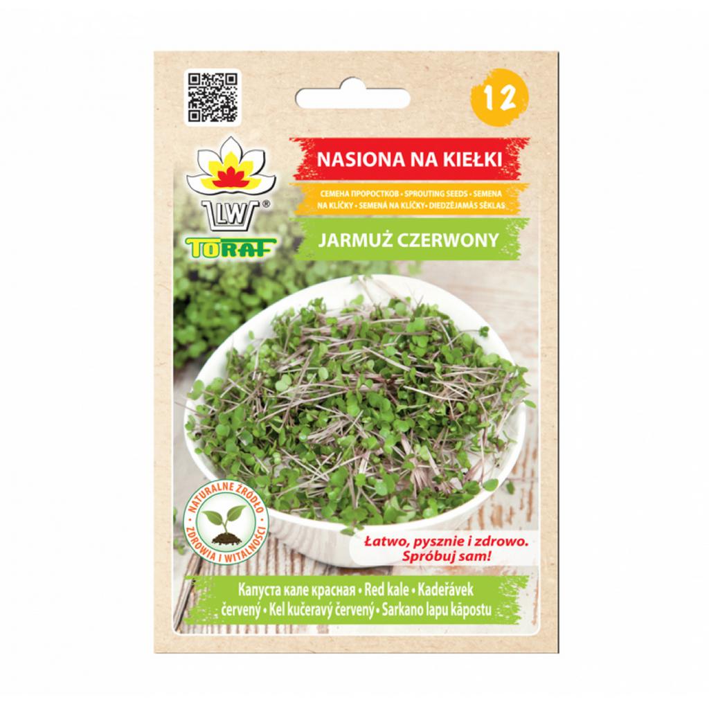 Kadeřávek červený semínka na klíčení 10 g kaderavek cerveny semena na kliceni microgreens klicky kliceni