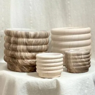 Dekorační květináč Marble dark dekoracni kvetinac marble svetly tmavy