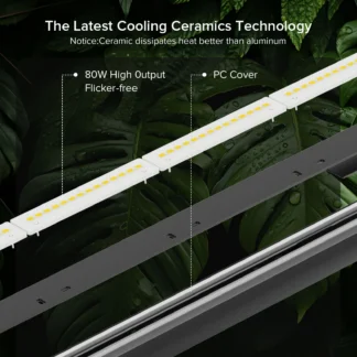 Růstové svítidlo SANSI LED GROW LIGHT 80W rustove svitidlo sansi led grow light 80w svetlo pro rostliny pokojovky