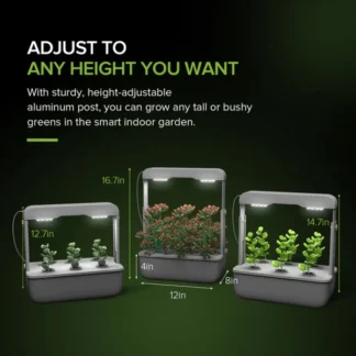 Smart hydroponický pěstební systém SANSI LED sansi smart hydroponicky pestitelsky system s led svetlem grow light rustove svetlo pro rostliny