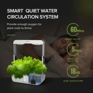 Smart hydroponický pěstební systém SANSI LED sansi smart hydroponicky pestitelsky system s led svetlem grow light rustove svetlo pro rostliny