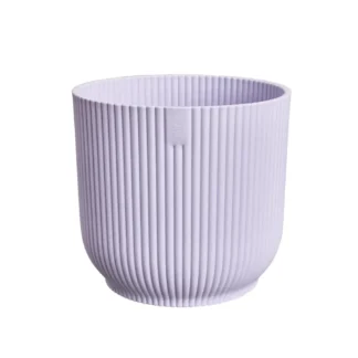 Plastový květináč Premium Stripes lilac