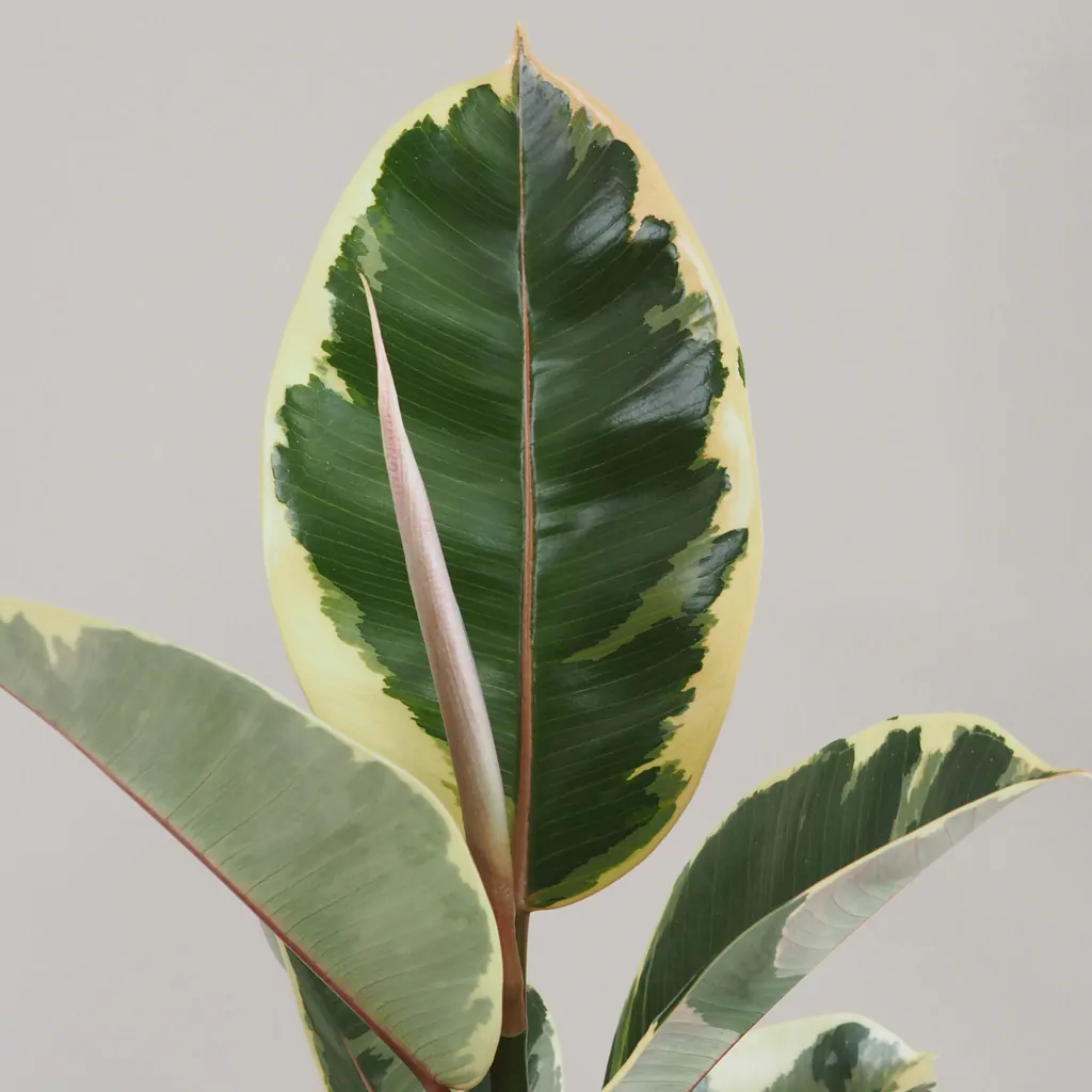 fíkus, fíkus tineke, ficus, ficus elastica tineke, pokojová rostlina, nenarocná rostlina, rostlina pro zacátecniky, pokojovy kvet, nenarocny kvet