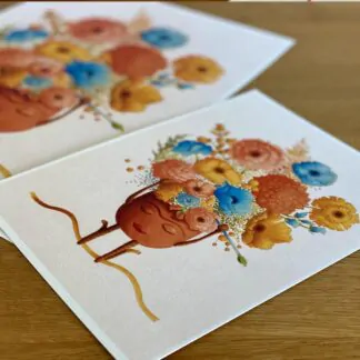 Botanická ilustrace Rozkvetlá Frida wearewind