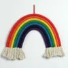 Macramé dekorace na stěnu duha Macramé dekorace na stěnu duha