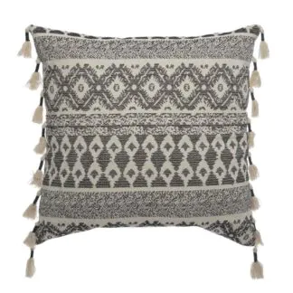 Vzorovaný polštář v boho stylu s třásněmi Tiana