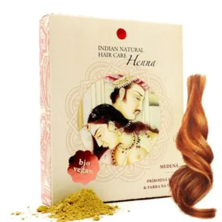 indian natural měděná barva na vlasy henna přírodní barva na vlasy