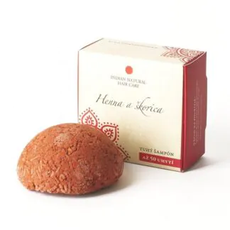 indian natural tuhy sampon pra nonrmalne a jemne vlasy henna a skořice