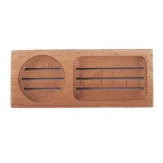 musk dřevěná mýdlenka se samponickou z bukového dřeva