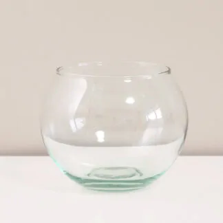 skleněné gulate akvarium na řasokoule 12 cm plantizia