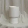 Keramický květináč Modern white 10,5 cm bílý keramický crepnik květináč moderní casa minimalisticky