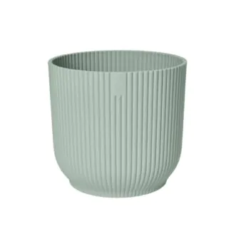 Plastovy kvetinac Premium Stripes mint zeleny elho vibes fold