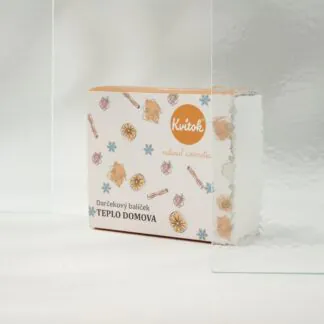 kvitek dárkový balíček teplo domova přírodní kosmetika vánoční